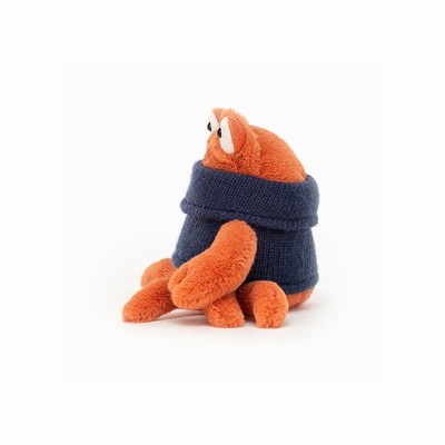 Jellycat Cozy Crew Crab USA | 04196ZEXO